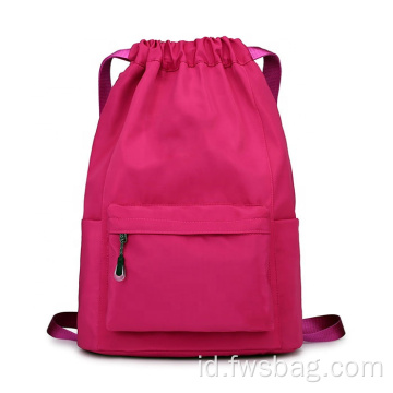 Backpack Fashion Dropstring Tas Sports Kustom Baru